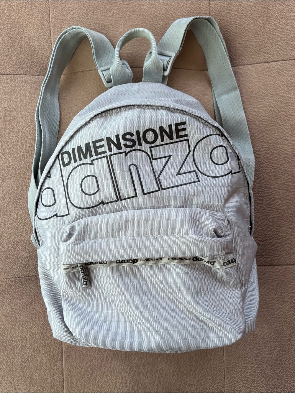 Like new Italian small grey backpack